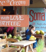 Cafe Soma - quick stop there on last day. Try the Funky Monkey