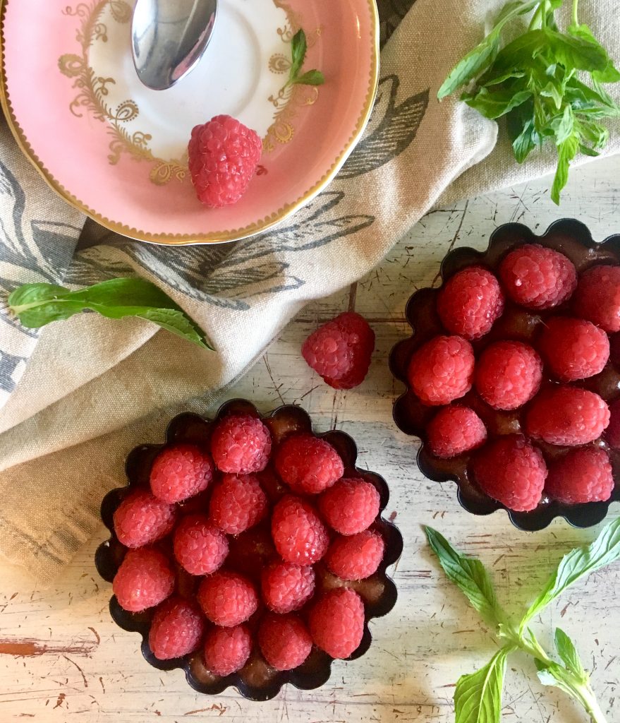 Quick Raspberry Tart Super Quick Chocolate Raspberry Tart