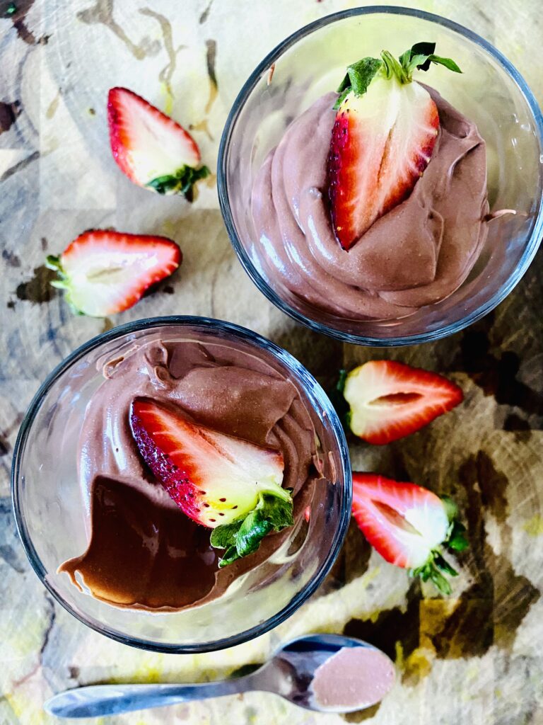 High Protein Tofu Chocolate Mousse